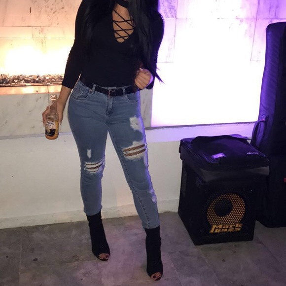 NEW : Heeled open toe spring bootie - Picture 2 of 6